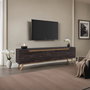 Hanah Home Soporte para TV D1 - 1009 Negro y Nogal